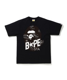 RANDOM BAPE STA APE HEAD RLX TEE M