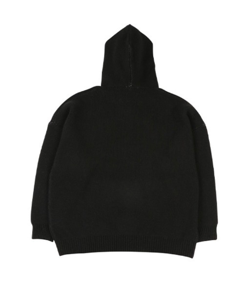 AJOBYAJO（アジョバイアジョ）の「【AJOBYAJO/アジョバイアジョ】Oversized (19) Slogan Wool Knit Hoodie/ニット フーディ ニットフーディ ビッグサイズフーディ オーバーサイズフーディ パーカー（ニット/セーター・メンズ・ブラック/アイボリー/ミント/ネイビー/スカイブルー・M/L/XL）」の10枚目の写真