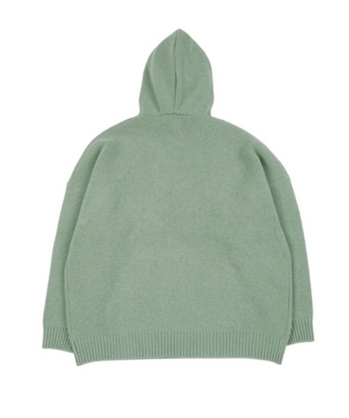 AJOBYAJO（アジョバイアジョ）の「【AJOBYAJO/アジョバイアジョ】Oversized (19) Slogan Wool Knit Hoodie/ニット フーディ ニットフーディ ビッグサイズフーディ オーバーサイズフーディ パーカー（ニット/セーター・メンズ・ブラック/アイボリー/ミント/ネイビー/スカイブルー・M/L/XL）」の20枚目の写真
