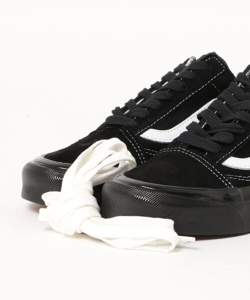 And A（アンドエー）の「VANS ヴァンズ / OLD SKOOL 36 DX オールドスクール スエード キャンバスローカットスニーカー / VN0A54F39XO / VN0A54F39XN（スニーカー・レディース・ブラック/ホワイト・24cm/24.5cm/23cm/23.5cm）」の4枚目の写真