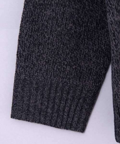 TETE HOMME（テットオム）の「【Revo.】5G アウトリンキングクルーネックニット（ニット/セーター・メンズ・ブラック/ベージュ/カーキ/ナチュラル・MEDIUM/LARGE）」の8枚目の写真
