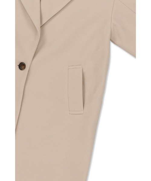 SPINNS（スピンズ）の「オーバーサイズチェスターコート（チェスターコート・レディース・ブラック/グリーン/アイボリー/モカ・ONESIZE）」の14枚目の写真