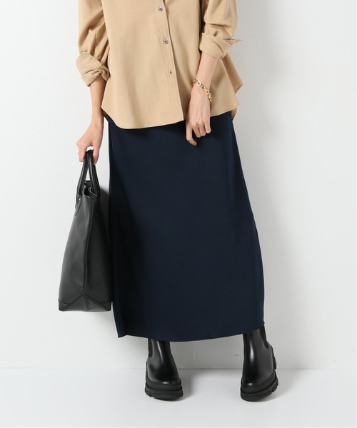 IENA（イエナ）の「サテンロングスリットスカート（スカート）」 - WEAR