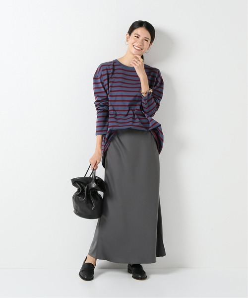 IENA（イエナ）の「サテンロングスリットスカート（スカート）」 - WEAR