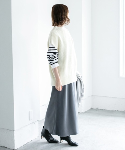 IENA（イエナ）の「サテンロングスリットスカート（スカート）」 - WEAR