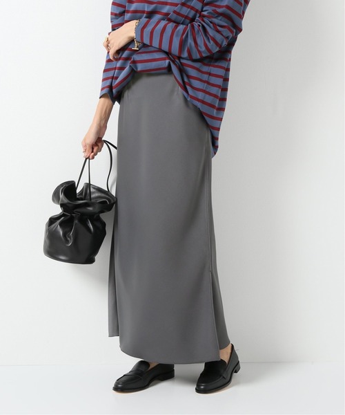 IENA（イエナ）の「サテンロングスリットスカート（スカート）」 - WEAR