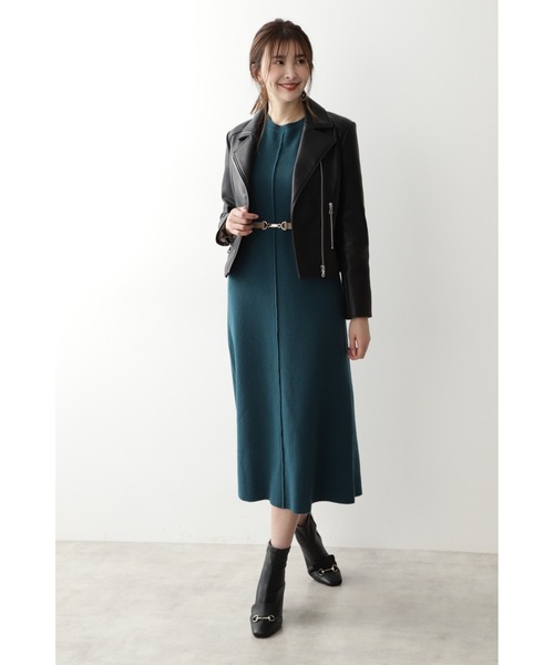 JILL STUART（ジルスチュアート）の「◆リンダニットセットワンピース（ワンピース・レディース・ベージュ/グリーン・FREE）」の22枚目の写真