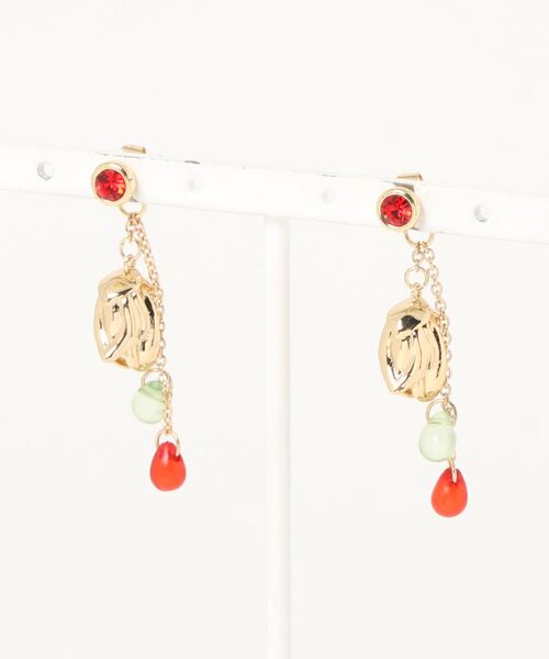 カヤ(カヤ)の「【カヤ】寒凪 花しずくピアス(ピアス(両耳用)・レディース・その他1/その他2/その他3・FREE)」の1枚目の写真