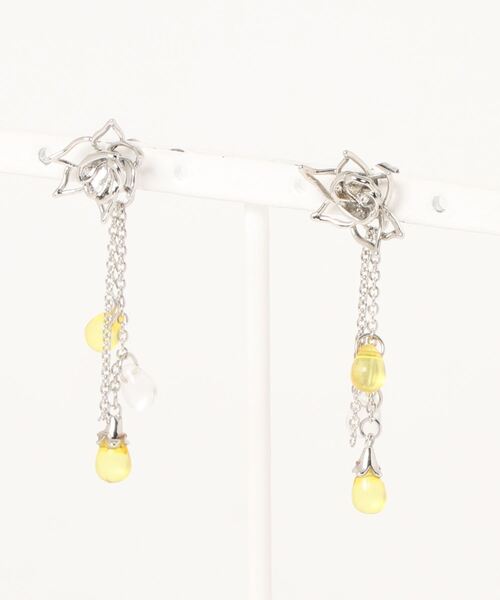 カヤ(カヤ)の「【カヤ】寒凪 花しずくピアス(ピアス(両耳用)・レディース・その他1/その他2/その他3・FREE)」の3枚目の写真