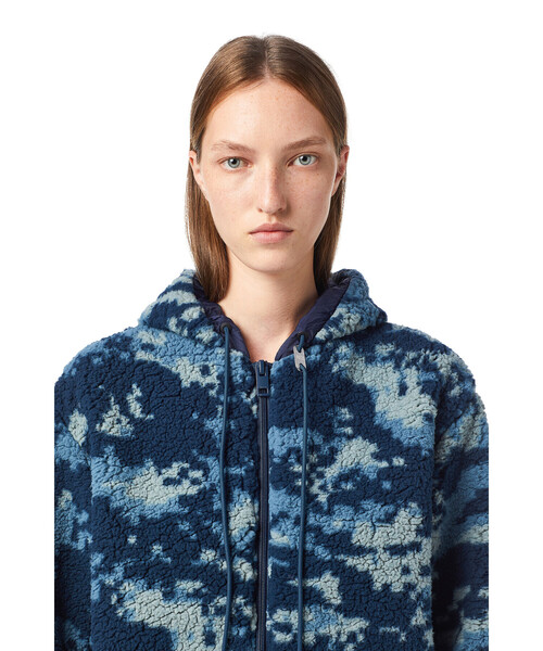 DIESEL（ディーゼル）の「レディース スウェット パーカー アウター ボアフリース キルティング（パーカー・レディース・ブラウン/ブルー系その他・XX-SMALL/MEDIUM/SMALL/X-SMALL）」の16枚目の写真