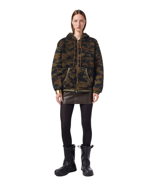 DIESEL（ディーゼル）の「レディース スウェット パーカー アウター ボアフリース キルティング（パーカー・レディース・ブラウン/ブルー系その他・XX-SMALL/MEDIUM/SMALL/X-SMALL）」の17枚目の写真