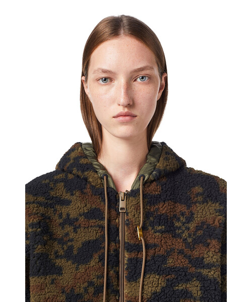 DIESEL（ディーゼル）の「レディース スウェット パーカー アウター ボアフリース キルティング（パーカー・レディース・ブラウン/ブルー系その他・XX-SMALL/MEDIUM/SMALL/X-SMALL）」の19枚目の写真