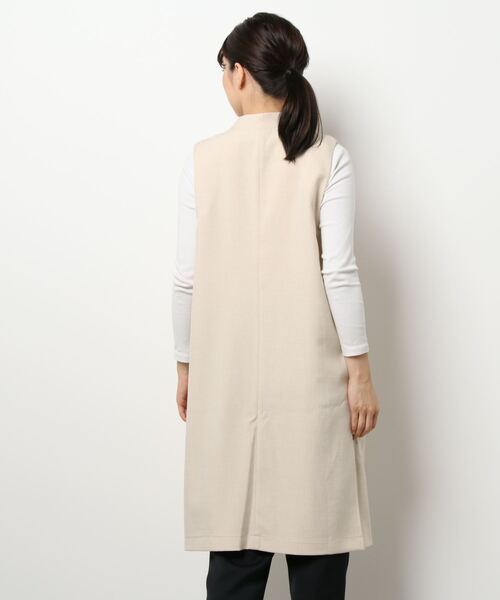 one way（ワンウェイ）の「【oneway】ノーカラーロングベスト（その他アウター・レディース・ブラック/ベージュ・FREE）」の18枚目の写真