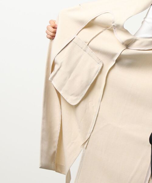 one way（ワンウェイ）の「【oneway】ノーカラーロングベスト（その他アウター・レディース・ブラック/ベージュ・FREE）」の19枚目の写真