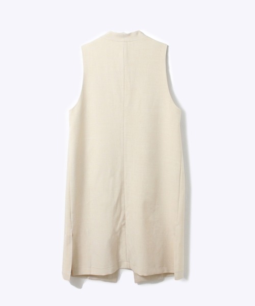 one way（ワンウェイ）の「【oneway】ノーカラーロングベスト（その他アウター・レディース・ブラック/ベージュ・FREE）」の10枚目の写真