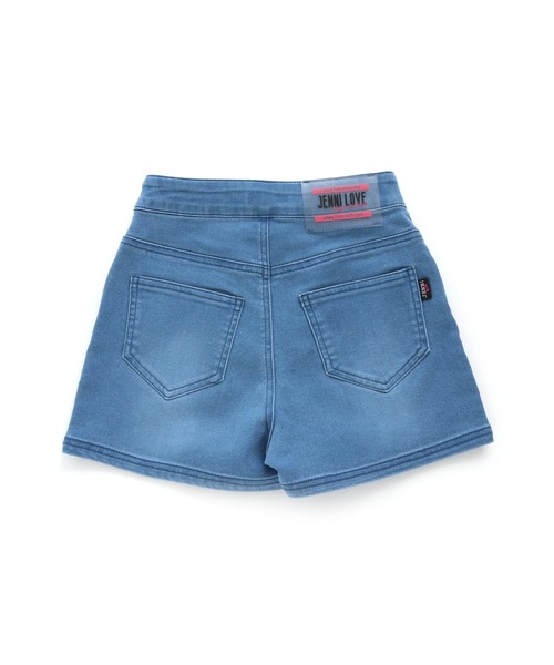 JENNI love（ジェニィラブ）の「フロントリングZIPデニムショーパン（デニムパンツ・キッズ・ネイビー/ブルー・150cm/160cm/130cm/140cm）」の13枚目の写真