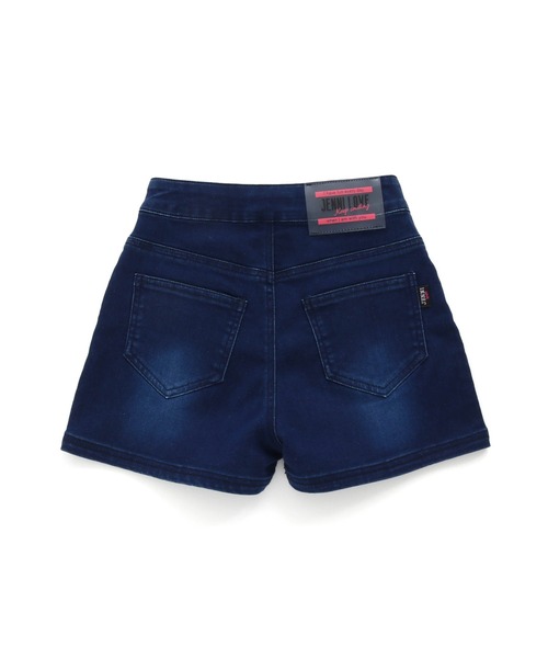 JENNI love（ジェニィラブ）の「フロントリングZIPデニムショーパン（デニムパンツ・キッズ・ネイビー/ブルー・150cm/160cm/130cm/140cm）」の11枚目の写真
