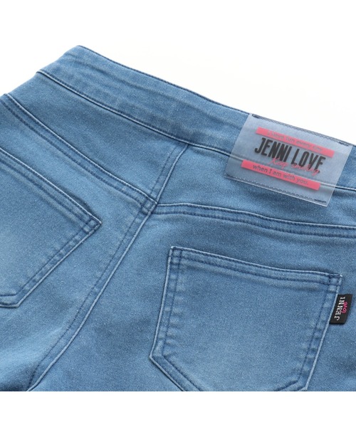 JENNI love（ジェニィラブ）の「フロントリングZIPデニムショーパン（デニムパンツ・キッズ・ネイビー/ブルー・150cm/160cm/130cm/140cm）」の17枚目の写真