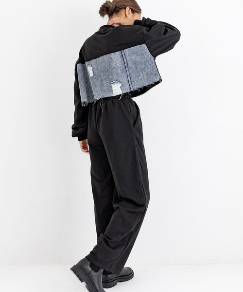 ロジャーアンドロー デニムポケット スエット ロジャーアンドロー デニムポケット スエット