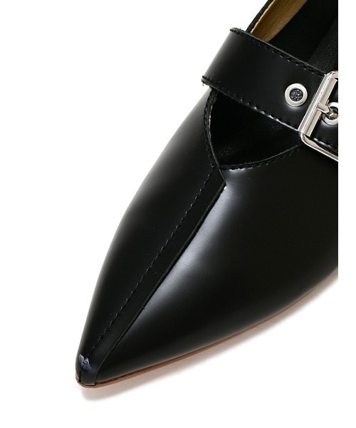 FURFUR（ファーファー）の「ダブルストラップバブーシュ（その他シューズ・レディース・ホワイト/ブラック/ベージュ・36/37/38）」の5枚目の写真