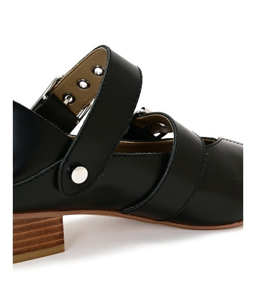 FURFUR（ファーファー）の「ダブルストラップバブーシュ（その他シューズ・レディース・ホワイト/ブラック/ベージュ・36/37/38）」の8枚目の写真