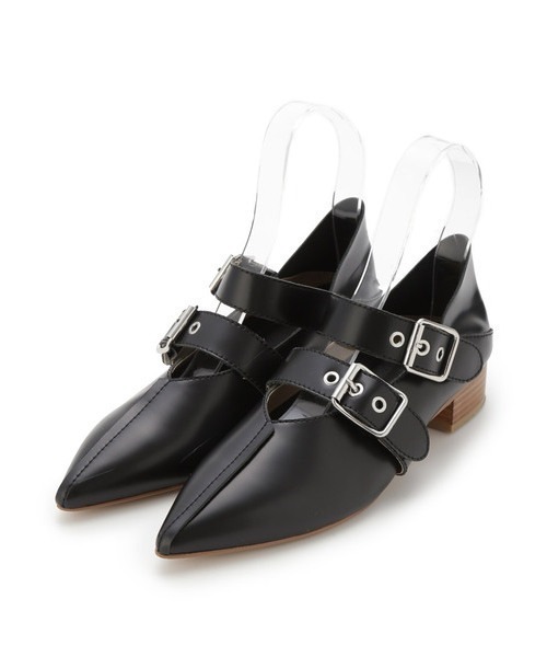 FURFUR（ファーファー）の「ダブルストラップバブーシュ（その他シューズ・レディース・ホワイト/ブラック/ベージュ・36/37/38）」の11枚目の写真