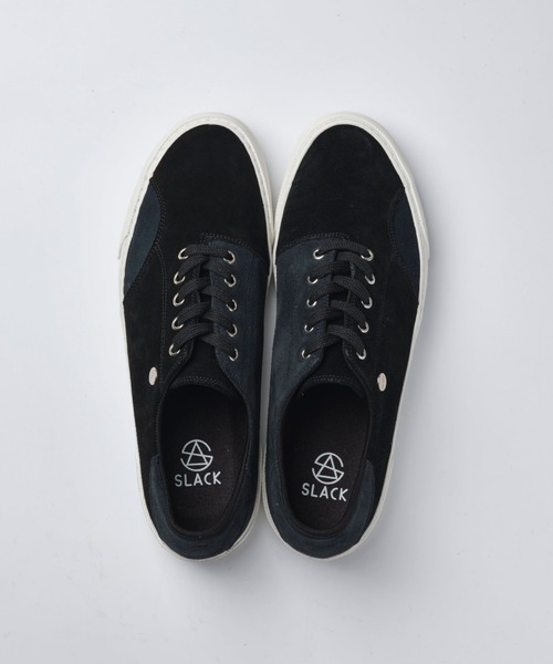 SLACK FOOTWEAR（スラックフットウェア）の「DUALOS PRM/デュアロス プレミアム（スニーカー・メンズ・ブラック×ホワイト/グレー・26.0cm/26.5cm/27.0cm/27.5cm/28.0cm/28.5cm/25.0cm/24.0cm/23.0cm）」の7枚目の写真