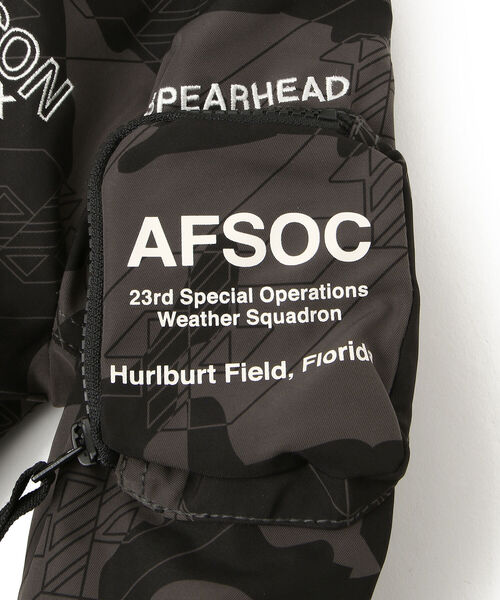 AVIREX（アヴィレックス）の「【KIDS/キッズ】フライトジャケット ウェザーウォッチャー / FLIGHT JACKET WATHER WATCHER / AF（ブルゾン・キッズ・DK.Gray/オリーブ・MEDIUM/SMALL/LARGE）」の9枚目の写真