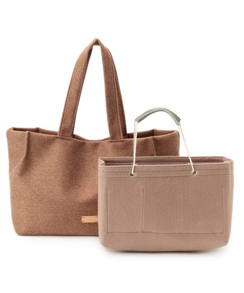 SHOO・LA・RUE（シューラルー）の「◆オーガナイザー付トート（トートバッグ・レディース・ベージュ/オレンジ/サンドベージュ/ベージュ系その他7・00）」の9枚目の写真