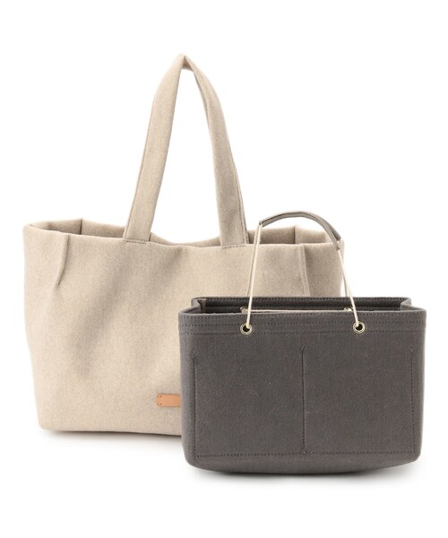 SHOO・LA・RUE（シューラルー）の「◆オーガナイザー付トート（トートバッグ・レディース・ベージュ/オレンジ/サンドベージュ/ベージュ系その他7・00）」の7枚目の写真