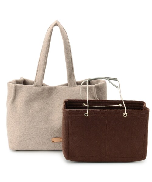 SHOO・LA・RUE（シューラルー）の「◆オーガナイザー付トート（トートバッグ・レディース・ベージュ/オレンジ/サンドベージュ/ベージュ系その他7・00）」の12枚目の写真