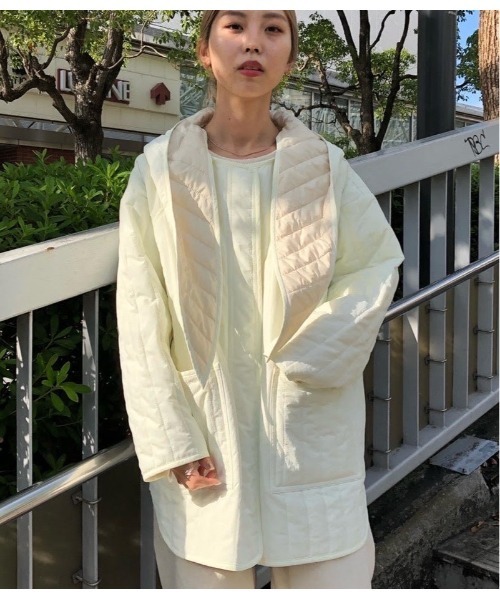 BLACK BY MOUSSY（ブラックバイマウジー）の「2way quilting jacket（2