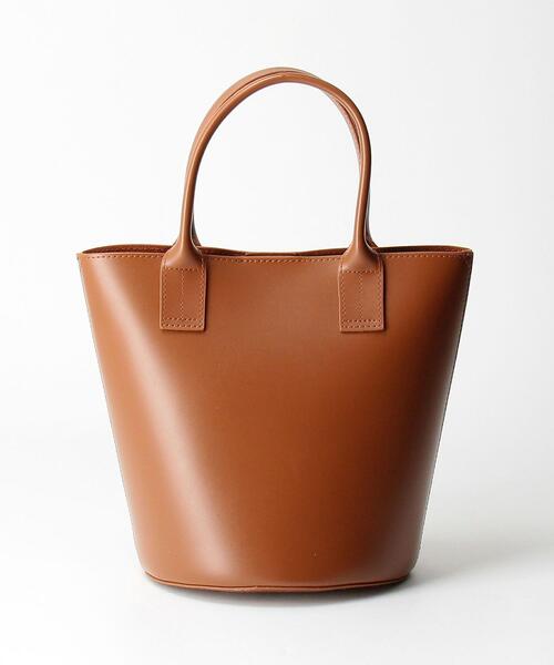 closet story（クローゼットストーリー）の「＜closet story（クローゼットストーリー）＞スタッズ バケツトートバッグ（トートバッグ・レディース・ブラック/ダークブラウン・FREE）」の4枚目の写真