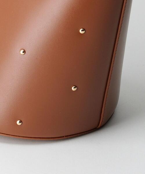 closet story（クローゼットストーリー）の「＜closet story（クローゼットストーリー）＞スタッズ バケツトートバッグ（トートバッグ・レディース・ブラック/ダークブラウン・FREE）」の7枚目の写真