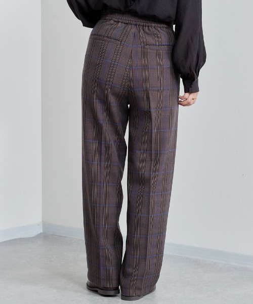 cepo（セポ）の「センタープレスチェックトラウザー（その他パンツ・レディース・ブラウン系/チャコールグレー/グレー系・S/M）」の6枚目の写真