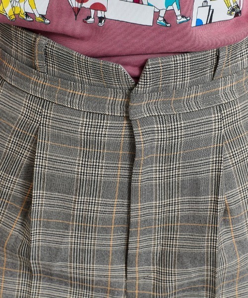 cepo（セポ）の「センタープレスチェックトラウザー（その他パンツ・レディース・ブラウン系/チャコールグレー/グレー系・S/M）」の12枚目の写真