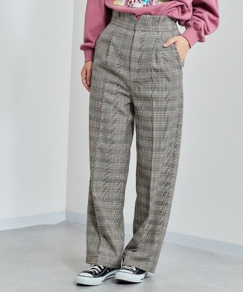 cepo（セポ）の「センタープレスチェックトラウザー（その他パンツ・レディース・ブラウン系/チャコールグレー/グレー系・S/M）」の9枚目の写真