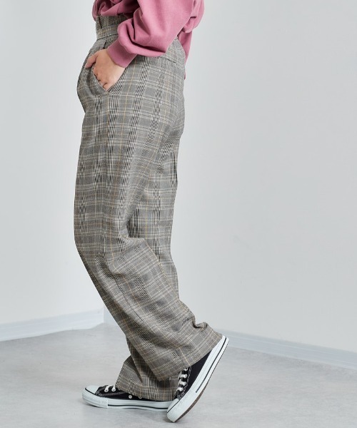 cepo（セポ）の「センタープレスチェックトラウザー（その他パンツ・レディース・ブラウン系/チャコールグレー/グレー系・S/M）」の10枚目の写真