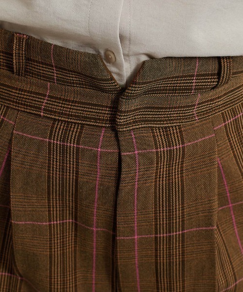 cepo（セポ）の「センタープレスチェックトラウザー（その他パンツ・レディース・ブラウン系/チャコールグレー/グレー系・S/M）」の20枚目の写真