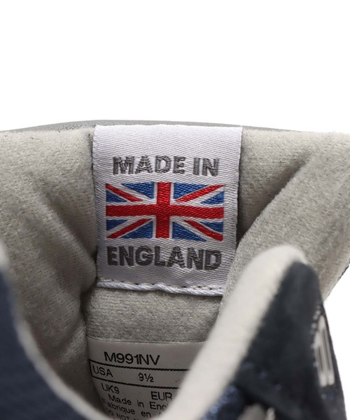 NEW BALANCE(ニューバランス)の「New Balance M991NV / ニューバランス(スニーカー・メンズ・ネイビー・27.0cm/28.0cm/27.5cm/28.5cm/29.0cm)」の10枚目の写真