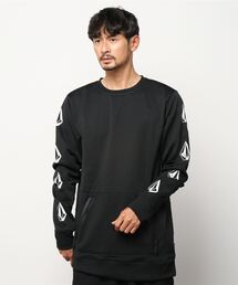【VOLCOM】LET IT STORM CREW FLEECE
