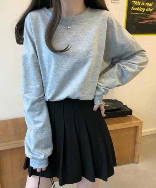 LUGG NAGG（ラグナグ）の「バックリボントップス（Tシャツ/カットソー・レディース・グレー/オフホワイト/ブラック・L/M/XL）」の10枚目の写真