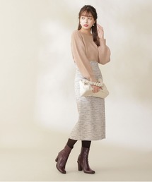 PROPORTION BODY DRESSING | ツイードタイトスカート / 1212120004(スカート)