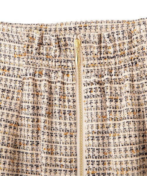 PROPORTION BODY DRESSING(プロポーションボディドレッシング)の「ツイードタイトスカート / 1212120004(スカート・レディース・ベージュ/ブラック/パープル・MEDIUM/SMALL)」の21枚目の写真