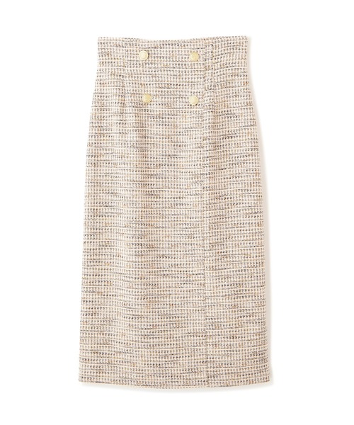 PROPORTION BODY DRESSING(プロポーションボディドレッシング)の「ツイードタイトスカート / 1212120004(スカート・レディース・ベージュ/ブラック/パープル・MEDIUM/SMALL)」の6枚目の写真