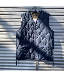 【TAION】タイオン MILITARY ZIP V NECK DOWN VEST TAION-001ZML-1