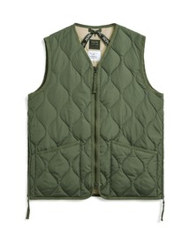 【TAION】タイオン MILITARY ZIP V NECK DOWN VEST TAION-001ZML-1