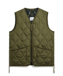 TAION(^CI)́yTAIONz^CI MILITARY ZIP V NECK DOWN VEST TAION-001ZML-1(_ExXg)