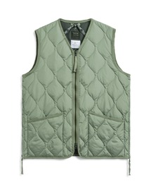 【TAION】タイオン MILITARY ZIP V NECK DOWN VEST TAION-001ZML-1