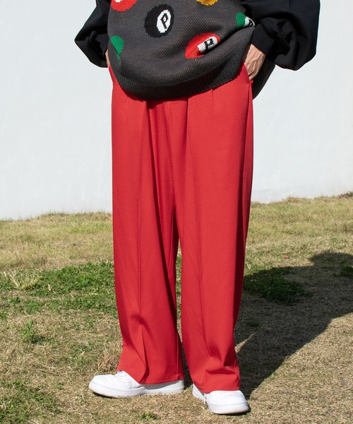 Perushu(ペルーシュ)の「センタープレスワイドカラースラックス(その他パンツ・メンズ・レッド/グリーン/ライトブラウン・SMALL/MEDIUM/LARGE)」の19枚目の写真